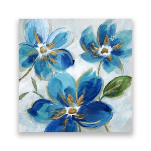 Tablou Canvas - Floral, Flori, Violete, 60 x 60 cm