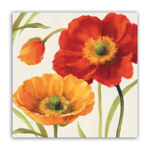 Tablou Canvas - Floral, Papadie 60 x 60 cm