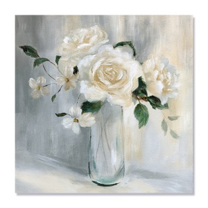 Tablou Canvas - Flori, Bujori 80 x 80 cm
