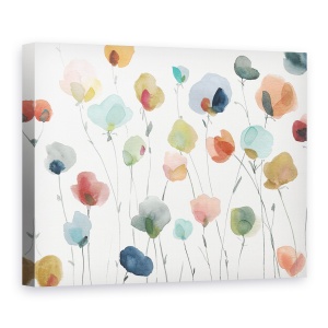 Tablou canvas - Flori, Colorate, Camp De Acadele, Pictura, 60 x 80 cm