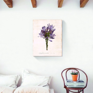 Tablou canvas flori mov de primăvară 60x75 cm