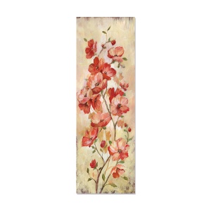Tablou Canvas - Flori, Floare, Rosu, Primavara, 30 x 90 cm