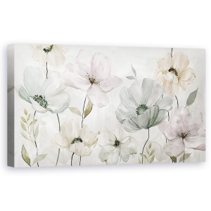 Tablou canvas - Flori, Gradina Gri, Pictura, 50 x 100 cm