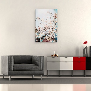 Tablou canvas - Flori, Natura, Ramura de copac, Flori, 40 X 60 cm - Img 2