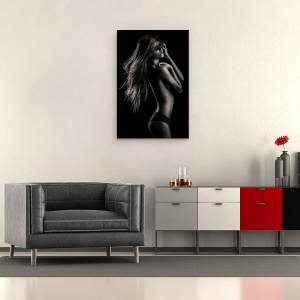 Tablou canvas - Frumusete Senzuala, Portret, Model, Poprad, Slovacia, 40 x 60 cm - Img 2