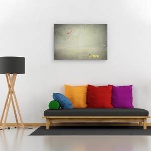 Tablou canvas - Gandurile Zboara, Plaja, Zmeu, Mare, 40 x 60 cm - Img 2