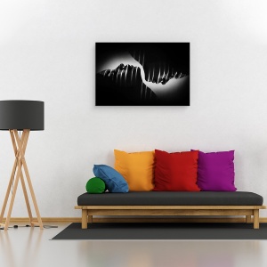 Tablou canvas - Gendhist, Portret, Femeie, Asiatic, Lumina, 60 x 90 cm - Img 2