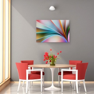 Tablou canvas - Hartii, Abstract, Colorat, 40 x 60 cm - Img 4