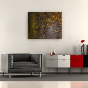 Tablou canvas - Impresie De Toamna, Frunze, Pictural, 60 x 75 cm - Img 2