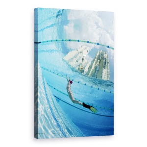 Tablou canvas - In Oras, Bassin, Piscina, Fata, Moscova, Piscina, 60 x 90 cm