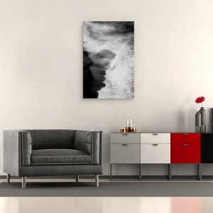 Tablou canvas - Incercarea de A Naviga, Mare, Nisip, Surf, Litoral, Singur, 80 x 120 cm - Img 2