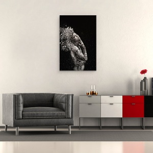Tablou canvas - Indianca Fragila, Stanca, Crapa, Explozie, Spulbera, 60 x 90 cm - Img 2