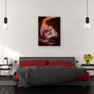 Tablou canvas - Inima De Foc, Inima, Foc, Colorat, Canion, Lenes, 60 x 80 cm - Img 3