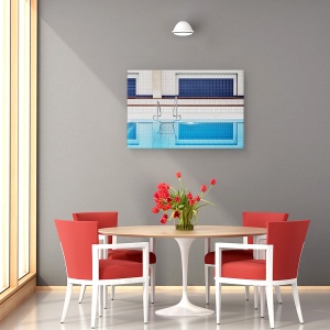 Tablou canvas - Inot, Interior, Hallenbad, Stuttgart, Piscina, Piscina, 60 x 90 cm - Img 4