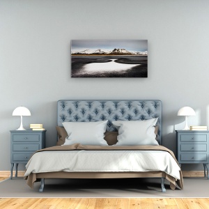 Tablou Canvas - Islanda Prima Zapada, Peisaj, Munte, Rece, Iarna, 50 x 100 cm - Img 3