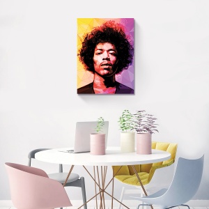 Tablou decorativ canvas Jimmy colorat 60x80 cm
