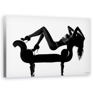 Tablou canvas - Kinky Boots, Canapea, Femeie, Abstract, Par, Studio, 50 x 80 cm