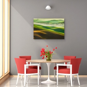 Tablou decorativ peisaj dimineață pe canvas Libertate