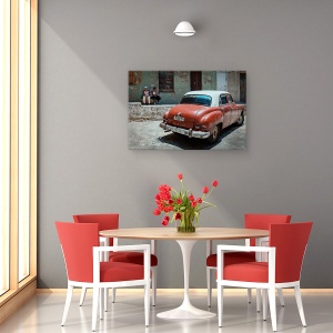 Tablou canvas - Luand O Pauza, Cuba, Havana, Strada, Relaxant, 80 x 120 cm - Img 4