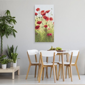 Tablou canvas - Maci de munte I, 50 x 100 cm - Img 4