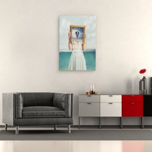Tablou canvas - Mai Adanc, Compozit, Ireal, Distractie, Apa, 60 x 90 cm - Img 2