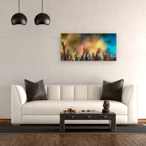 Tablou canvas - Maini, Documentar, Maini, Mana, Brat, Brate, Festival, 50 x 100 cm - Img 2