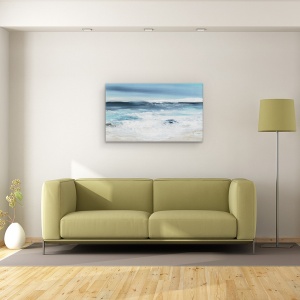 Tablou canvas - Mare, Plaja, Abstract, Pictura, 50 x 80 cm - Img 2