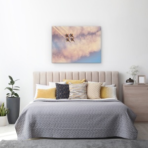Tablou canvas - Marina SUA, Actiune, Formatie, Avion De Vanatoare, 50 x 70 cm - Img 3