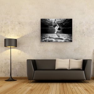 Tablou canvas - Mercan, Sub Apa, Barca, Vapor, Piscina, Suprafata, 75 x 100 cm - Img 2