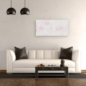Tablou canvas - Moliciune, Macro, Roz, Punct, Macro, 50 x 100 cm - Img 2