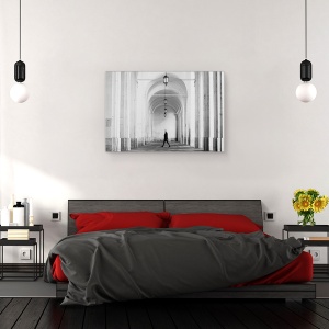 Tablou canvas - Nancy, Monocrom, Strada, Franta, Mers Pe Jos, 60 x 90 cm - Img 3