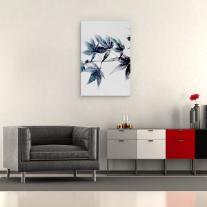 Tablou canvas - Natura, Planta, Artar Albastru, Pictura II, 40 x 60 cm - Img 2