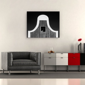 Tablou canvas - Ne Vedem, Pisica, Casa, Editare Creativa, Fereastra, Pisici, 60 x 75 cm - Img 2