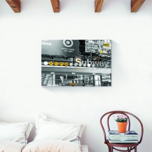 Tablou decorativ modern living cu New York Subway pe canvas
