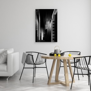Tablou canvas - Oras Intunecat, New York, Manhattan, Chrysler, Cladire, 40 x 60 cm - Img 4