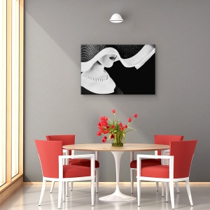 Tablou canvas - Orbitele lui Venus, Portret, Palarie, Femeie, Moda, 40 x 60 cm - Img 4