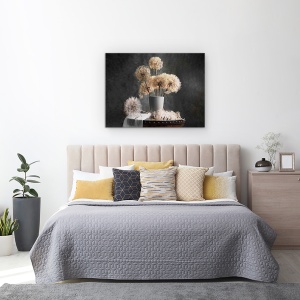 Tablou Canvas - Papadie, Seminte, Toamna, Natura Moarta, 75 x 100 cm - Img 3