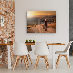 Tablou canvas - Parasind Nebraska, Portret, Calatorie, Valiza, Sarbatori, 60 x 80 cm - Img 4