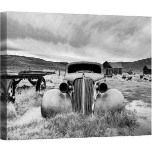 Tablou canvas - Parcul Istoric Al Statului Bodie, Vehicul, Masina, California, Noi, 75 x 100 cm