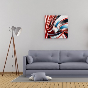 Tablou canvas - Pasiune Innodata, Perete, Modern, Abstract, Leuven, Belgia, 90 x 90 cm - Img 2