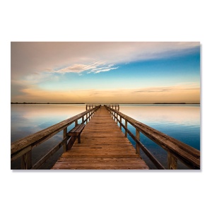 Tablou Canvas - Peisaj,Apus de soare, Mare 80 x 120 cm