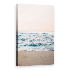 Tablou canvas - Peisaj, Natura, Mare, Valuri, Nisip, Apus De Soare Ii, 40 x 60 cm