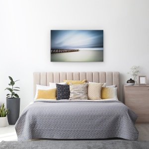 Tablou canvas - Pier Blankenberge, Blankenberge, Pier, Coasta, Nori, Vant, 50 x 80 cm - Img 3