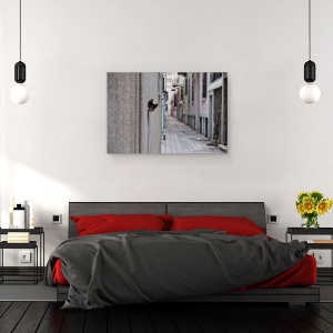 Tablou canvas - Pisica Din Strada, Arunca O Privire, Animal, Pet, Alee, 80 x 120 cm - Img 3