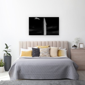 Tablou canvas - Poezie Urbana, Arhitectura, Cladire, Nori, Flatiron, Cladirea Flatiron, 50 x 80 cm - Img 3