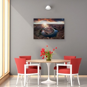 Tablou canvas - Potcoava, Indoit, Arizona, Pagina, Canion, 60 x 90 cm - Img 4