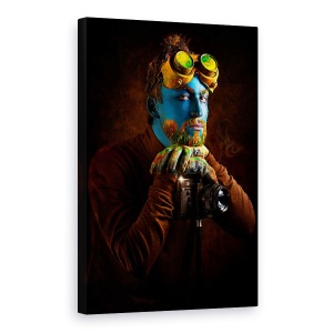 Tablou canvas - Ragaz, Avatar, Albastru, Fata, Portret, 60 x 90 cm