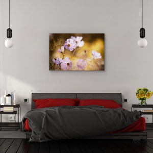 Tablou canvas - Regele Leu, Flori, Delicat, Vara, Gradina, 60 x 90 cm - Img 3