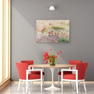 Tablou canvas - Sa Mergem, Mama, Natura, Animal, Salbatic, Leu, 60 x 90 cm - Img 4
