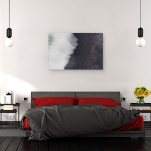 Tablou canvas - Semne, Islanda, Mare, Nisip, Semn, Fotocreare, 60 x 90 cm - Img 3